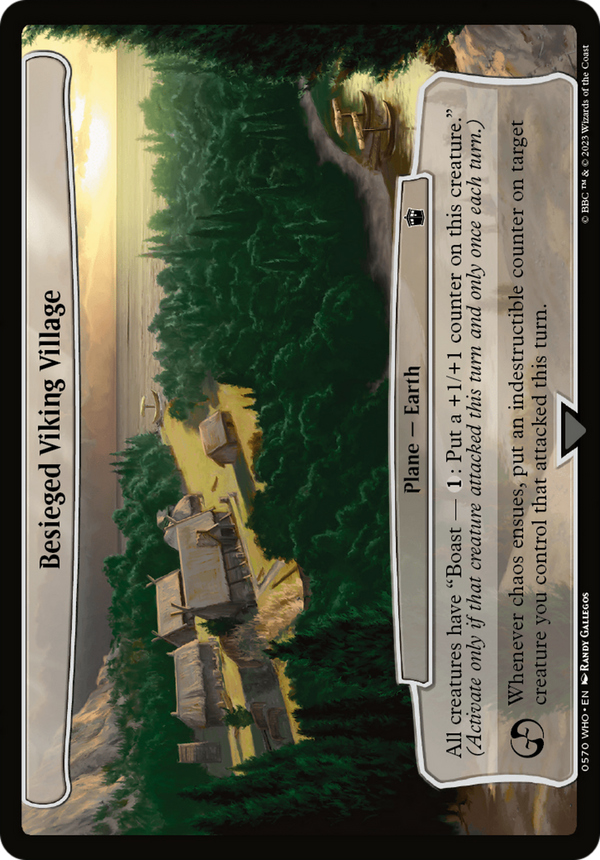 Besieged Viking Village (WHO-570) - Doctor Who