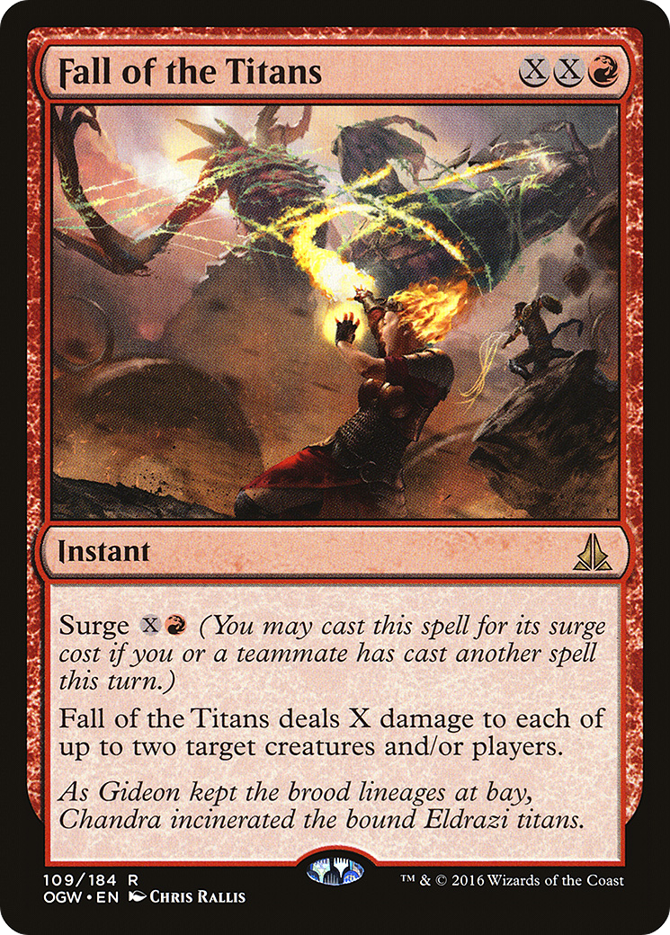 Fall of the Titans (OGW-109) - Oath of the Gatewatch Foil