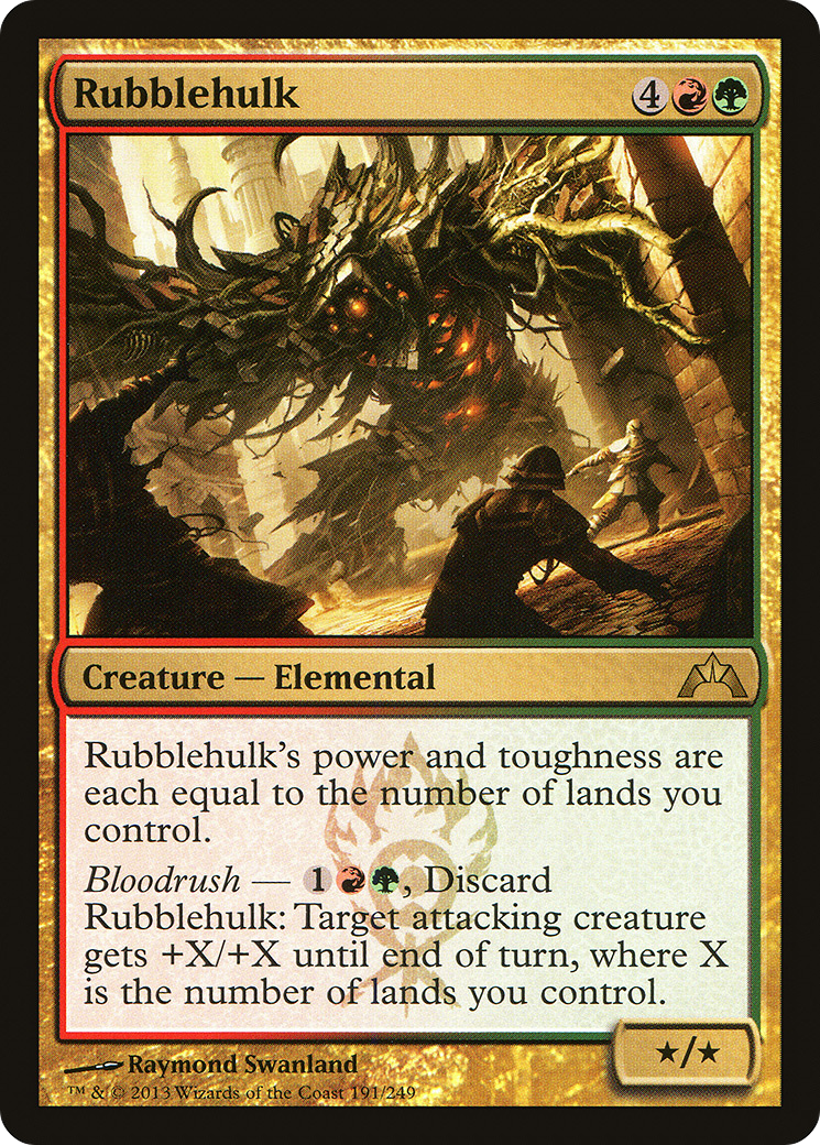 Rubblehulk (GTC-191) - Gatecrash Foil