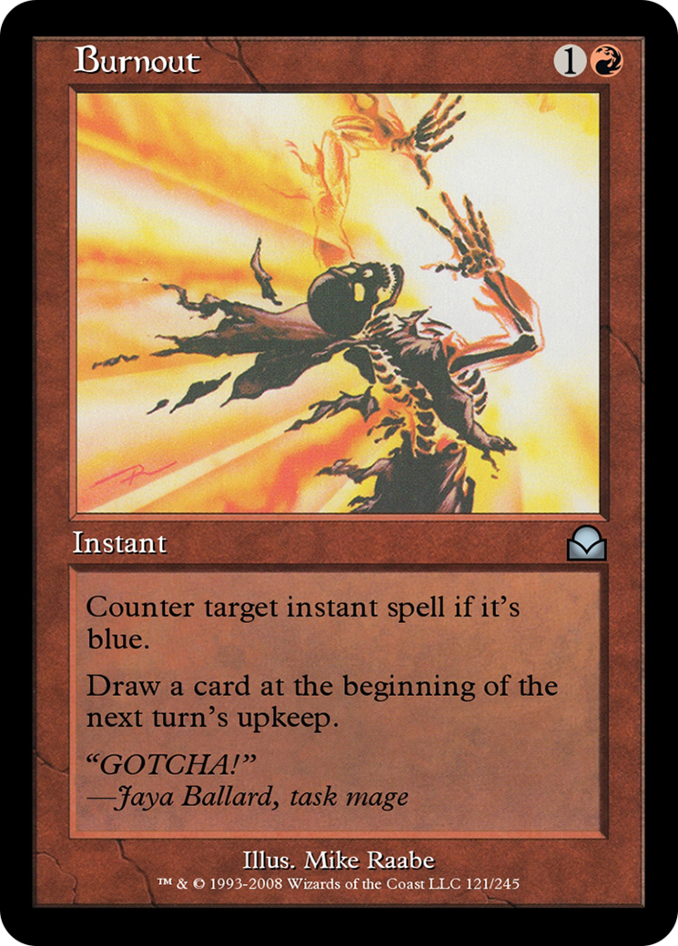 Burnout (ME2-121) - Masters Edition II Foil