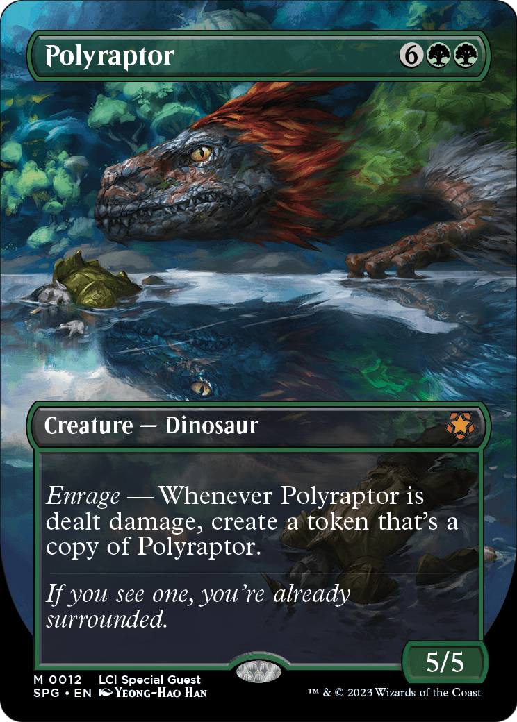 Polyraptor (Borderless) (SPG-012) - Special Guests Foil