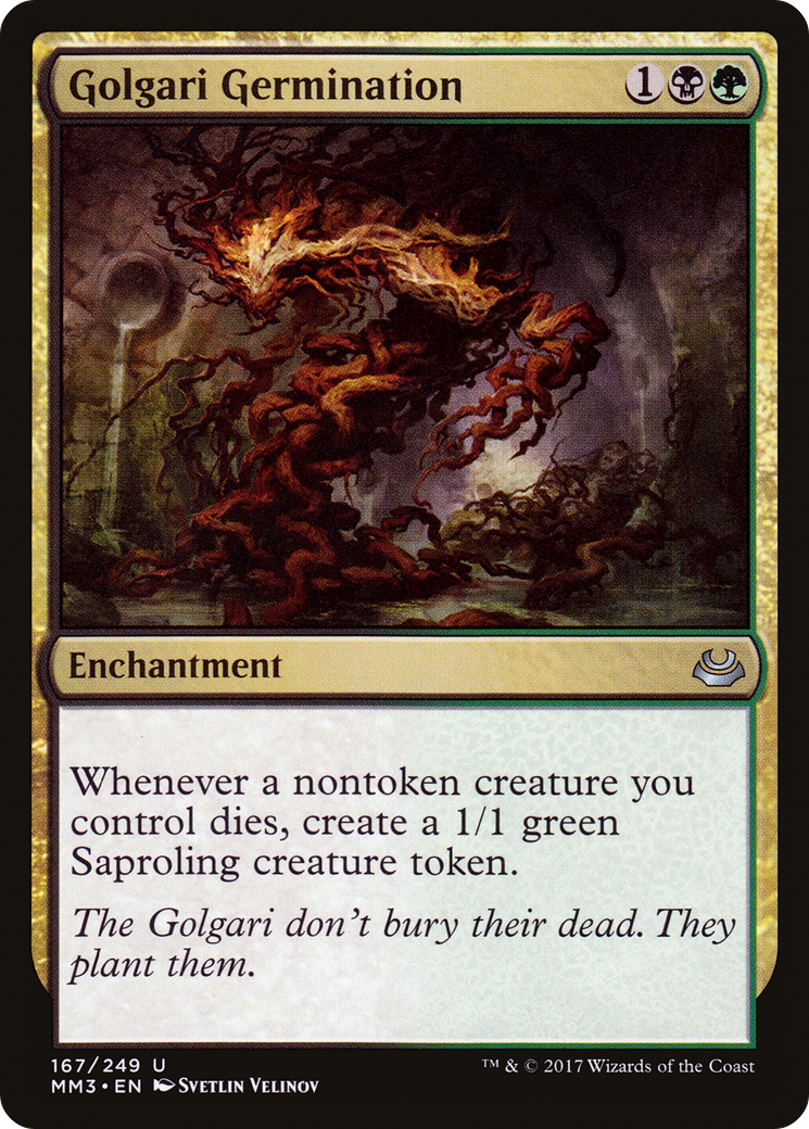 Golgari Germination (MM3-167) - Modern Masters 2017 Foil