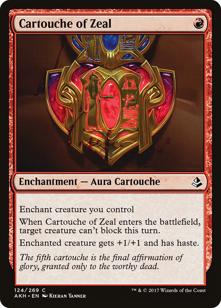 Cartouche of Zeal (AKH-124) - Amonkhet