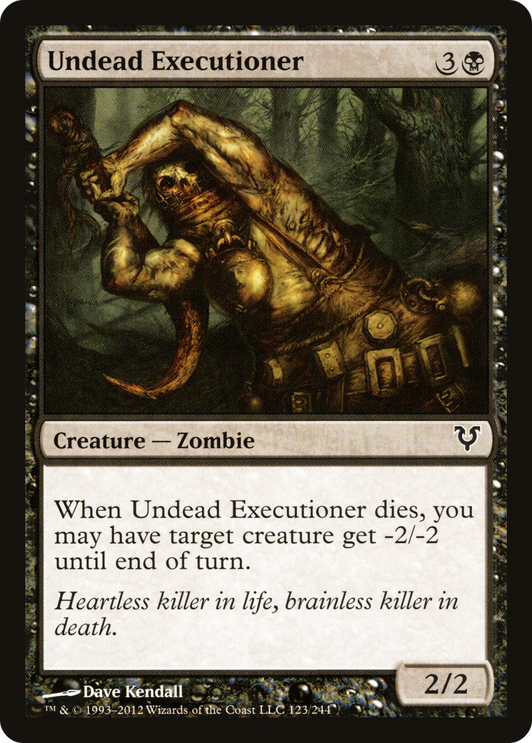 Undead Executioner (AVR-123) - Avacyn Restored