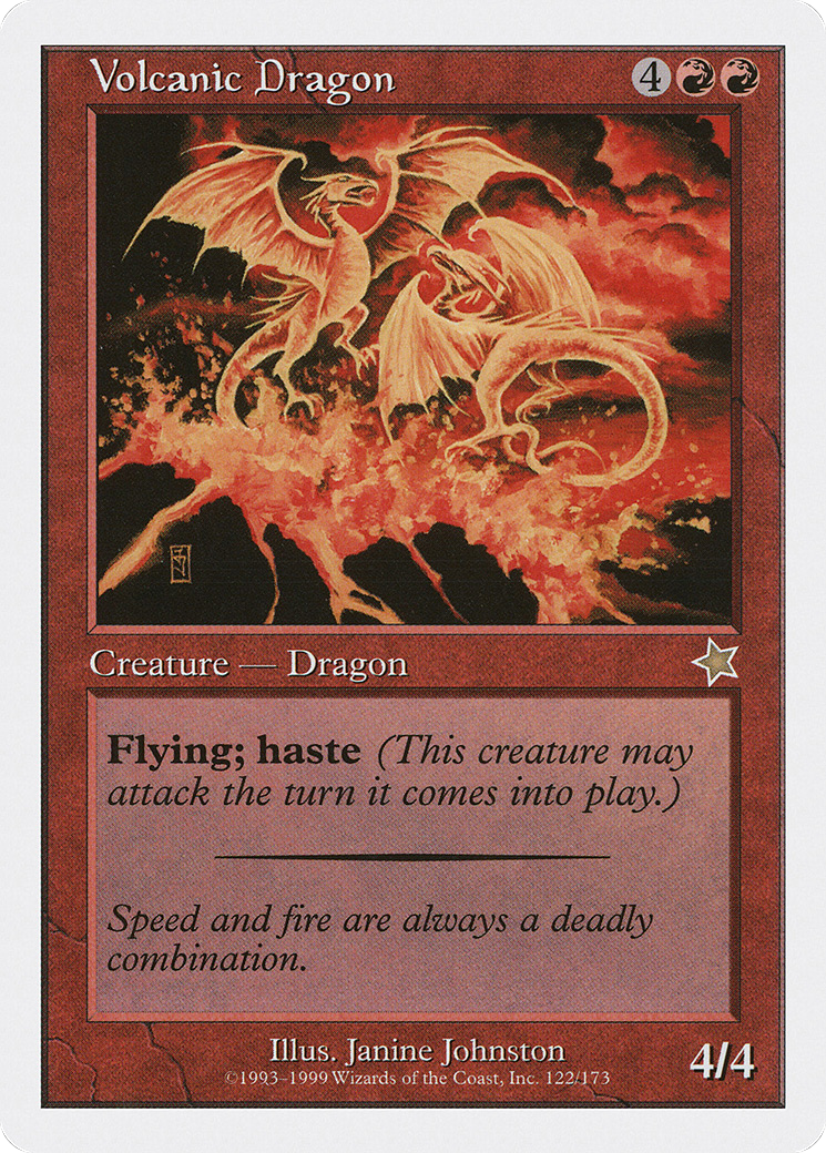 Volcanic Dragon (S99-122) - Starter 1999