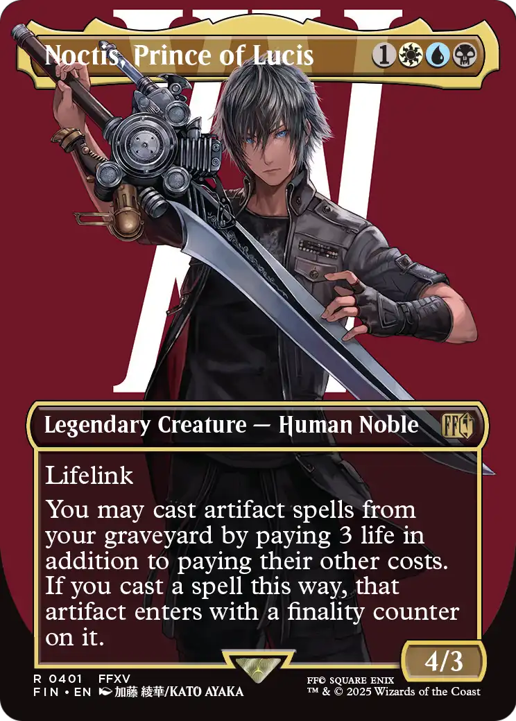 Noctis, Prince of Lucis (Borderless) (FIN-401) - FINAL FANTASY