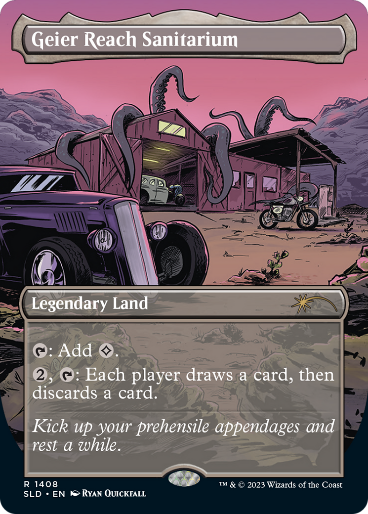 Geier Reach Sanitarium (SLD-1408) - Secret Lair Drop (Borderless) Foil