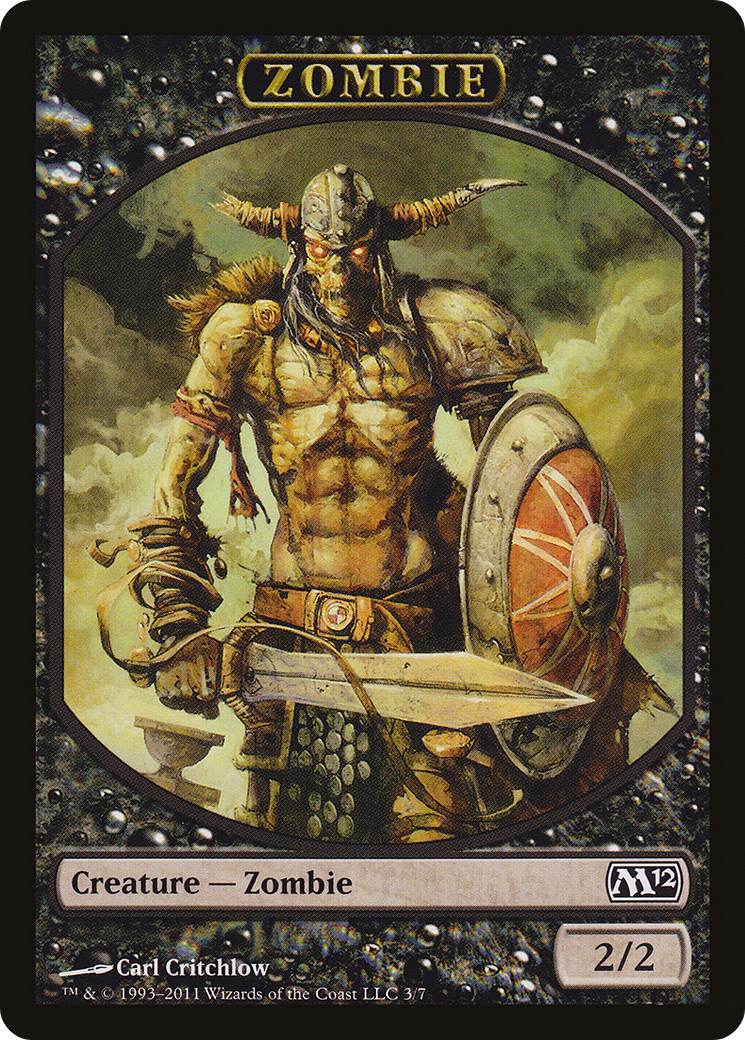 Zombie Token (M12-003) - Magic 2012 Tokens