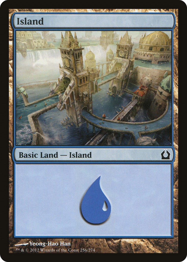 Island (256) (RTR-256) - Return to Ravnica