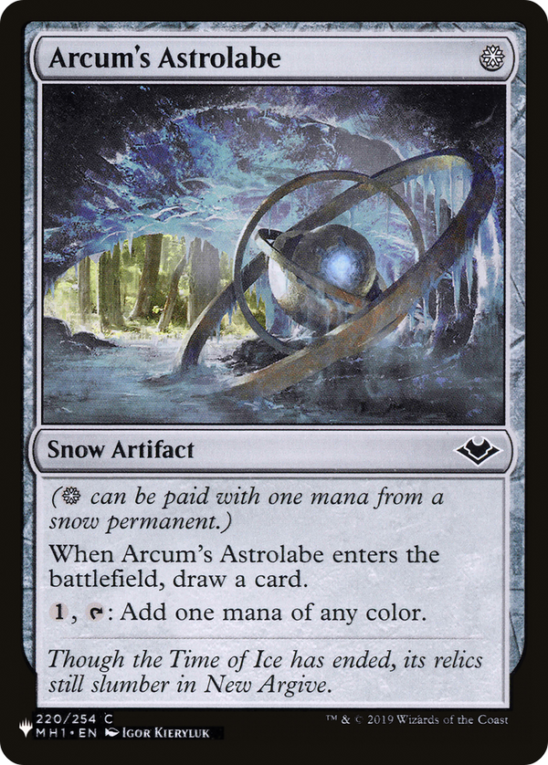 Arcum's Astrolabe (LIST-220/254) - The List
