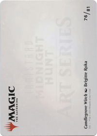 Candlegrove Witch // Candlegrove Witch (AMID-076) - Midnight Hunt Art Series (Borderless) Foil