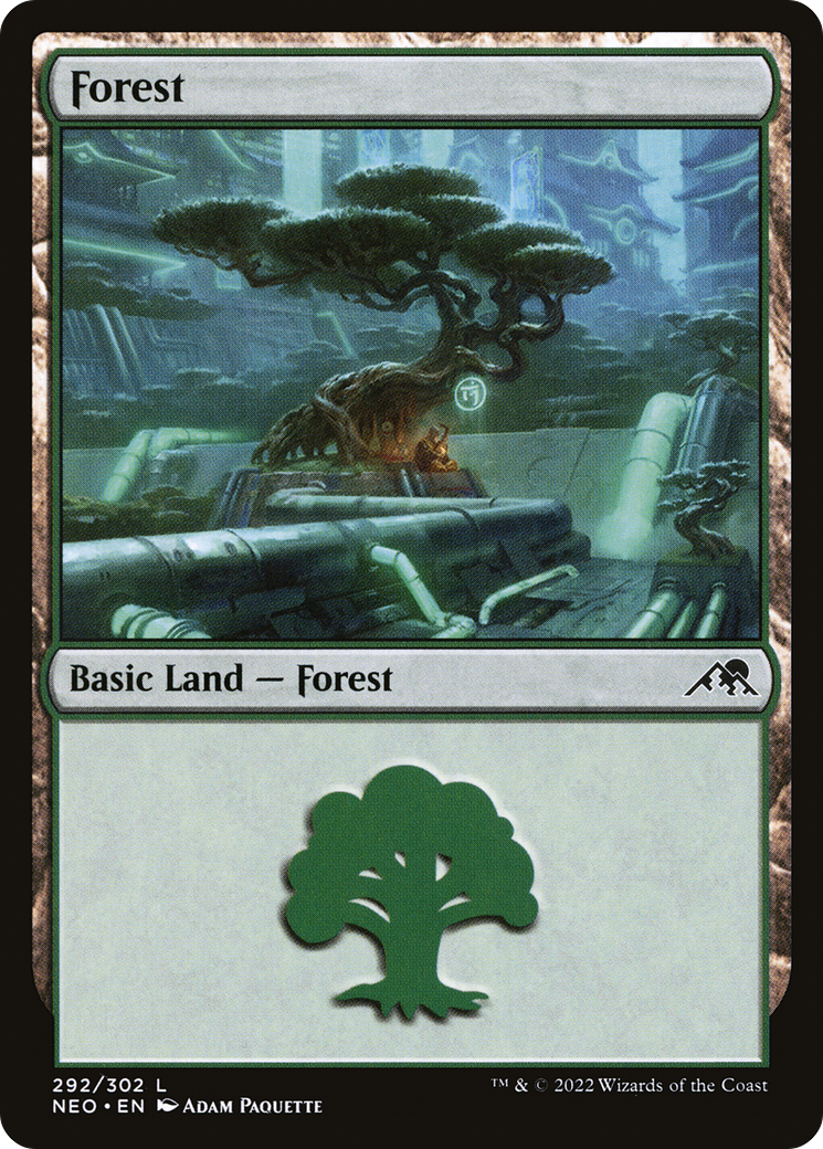 Forest (292) (NEO-292) - Kamigawa: Neon Dynasty
