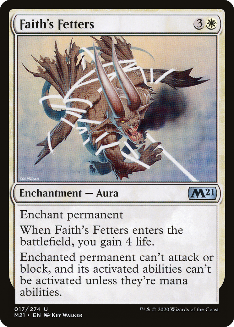 Faith's Fetters (M21-017) - Core Set 2021 Foil