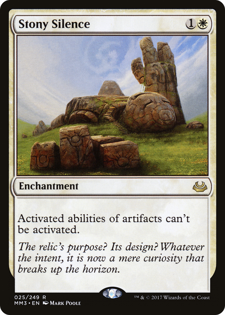 Stony Silence (MM3-025) - Modern Masters 2017 Foil