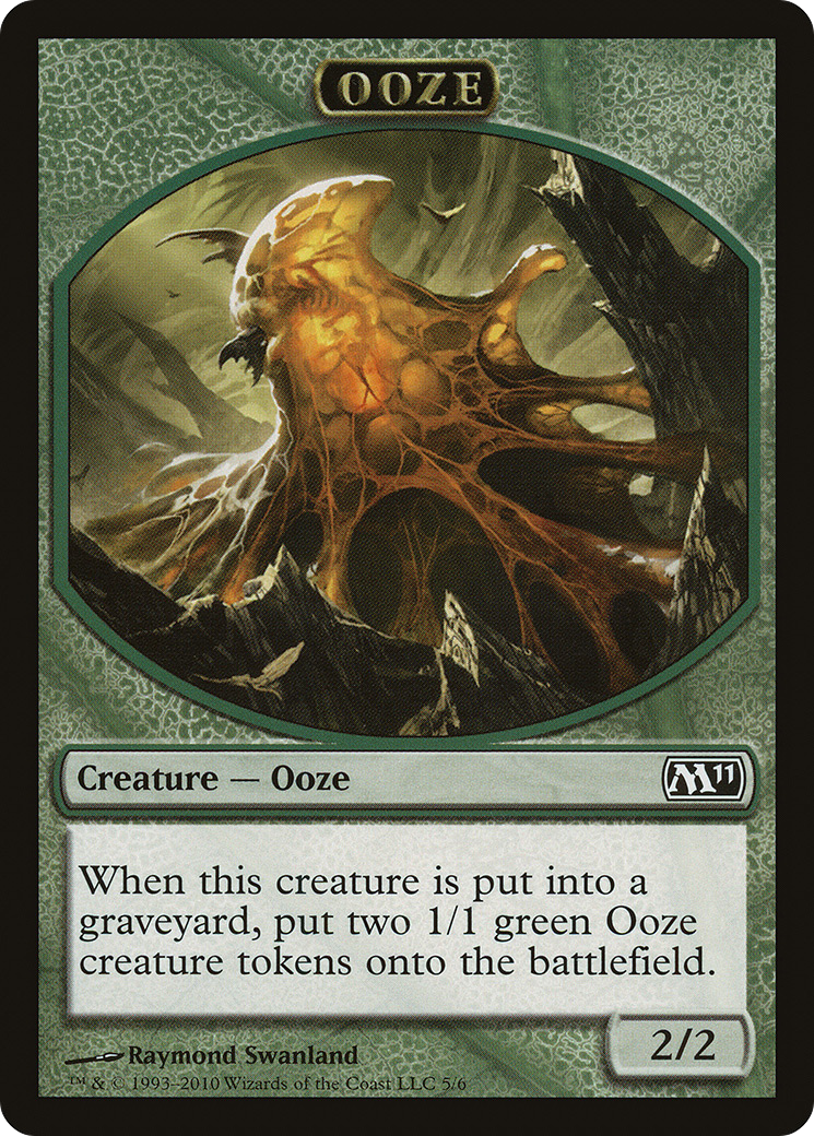 Ooze Token (5) (M11-005) - Magic 2011 Tokens
