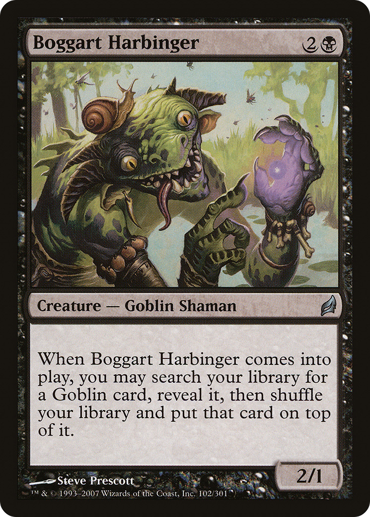 Boggart Harbinger (LRW-102) - Lorwyn Foil
