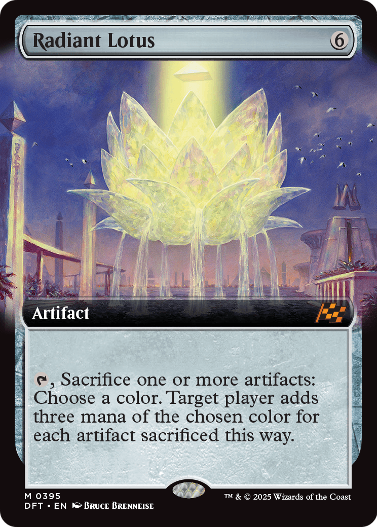 Radiant Lotus (Extended Art) (DFT-395) - Aetherdrift: (Extended Art) Foil