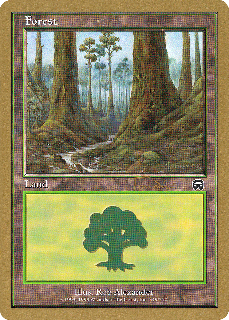 Forest (349) - 2001 Jan Tomcani (MMQ) (WCD-) - World Championship Decks 2001