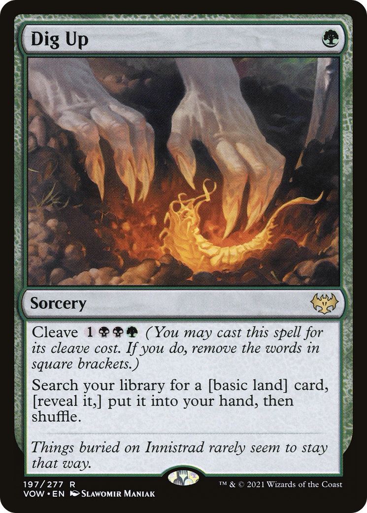 Dig Up (VOW-197) - Innistrad: Crimson Vow Foil