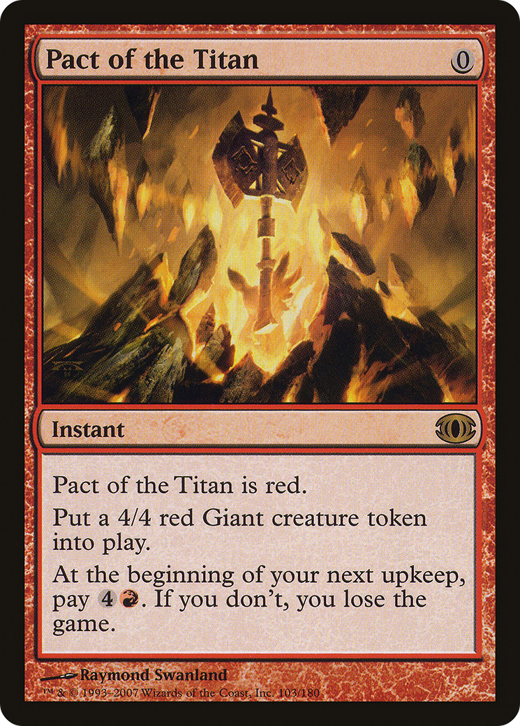 Pact of the Titan (FUT-103) - Future Sight Foil