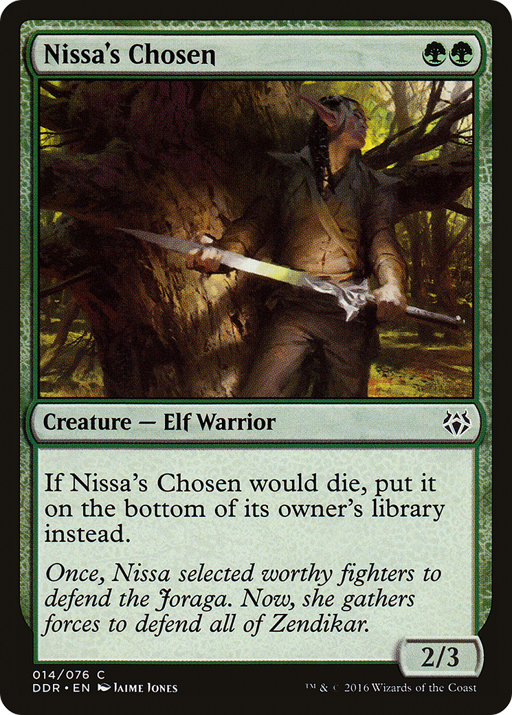 Nissa's Chosen (DDR-014) - Duel Decks: Nissa vs. Ob Nixilis