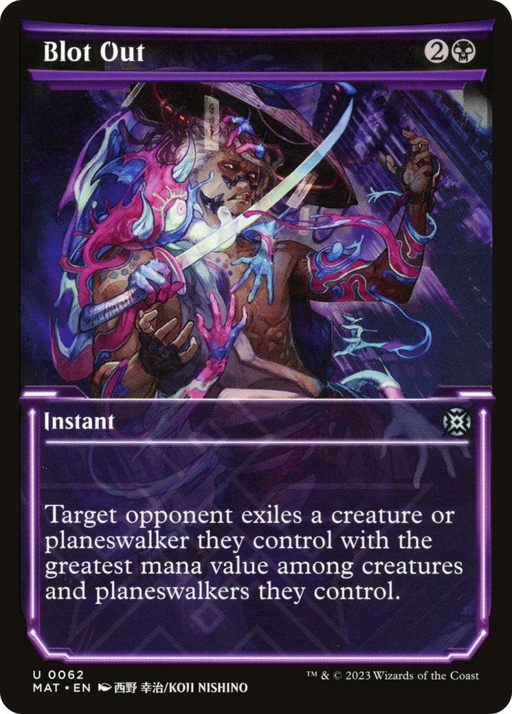 Blot Out (Showcase) (MAT-062) - March of the Machine: The Aftermath: (Showcase) Foil