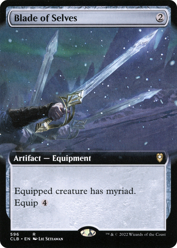 Blade of Selves (Extended Art) (CLB-596) - Commander Legends: Battle for Baldur's Gate: (Extended Art)