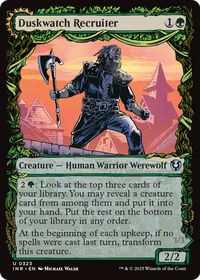 Duskwatch Recruiter (Showcase) (INR-323) - Innistrad Remastered: (Showcase)