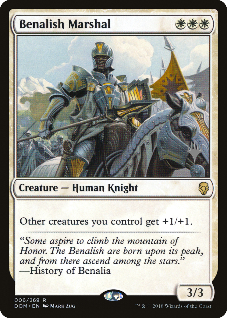 Benalish Marshal (PPM20-006) - Dominaria Promos Foil