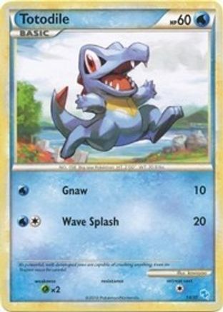 Totodile (#1)  HGSS Trainer Kit Gyarados & Raichu - Common
