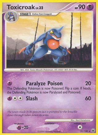 Toxicroak  Majestic Dawn - Rare