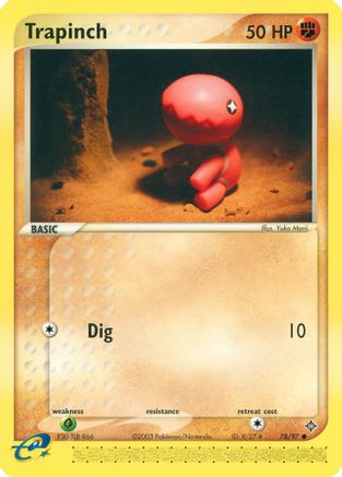 Trapinch 078/97  Dragon - Common
