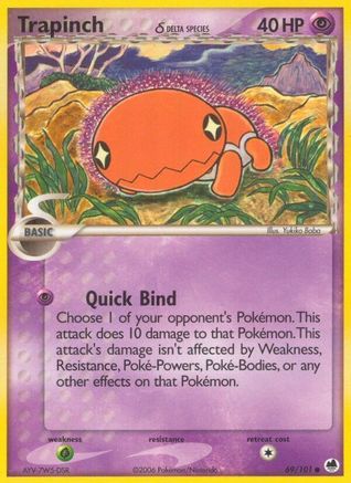 Trapinch (Delta Species) 069/101  Dragon Frontiers - Common