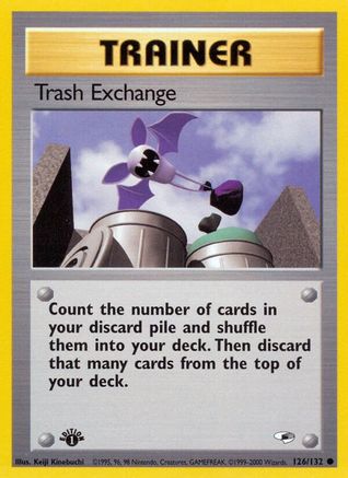 Trash Exchange 126  - 1st Edition Gym Heroes - Common