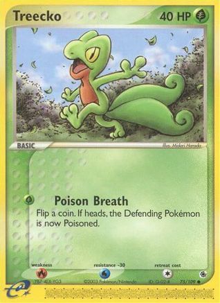 Treecko 075/109  Ruby and Sapphire - Common