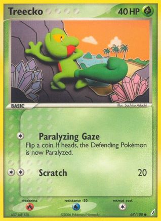 Treecko 067  Crystal Guardians - Common