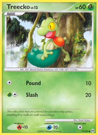 Treecko (79) (79) 079  - Reverse Holofoil Arceus - Common