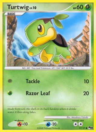 Turtwig 017  POP Series 8 - Common