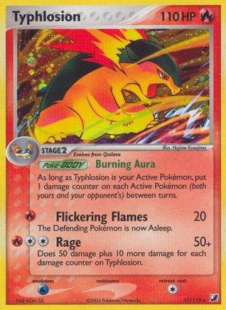 Typhlosion  - Holofoil Unseen Forces - Holo Rare