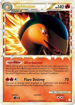 Typhlosion (Prime) 110  - Holofoil HeartGold SoulSilver - Ultra Rare