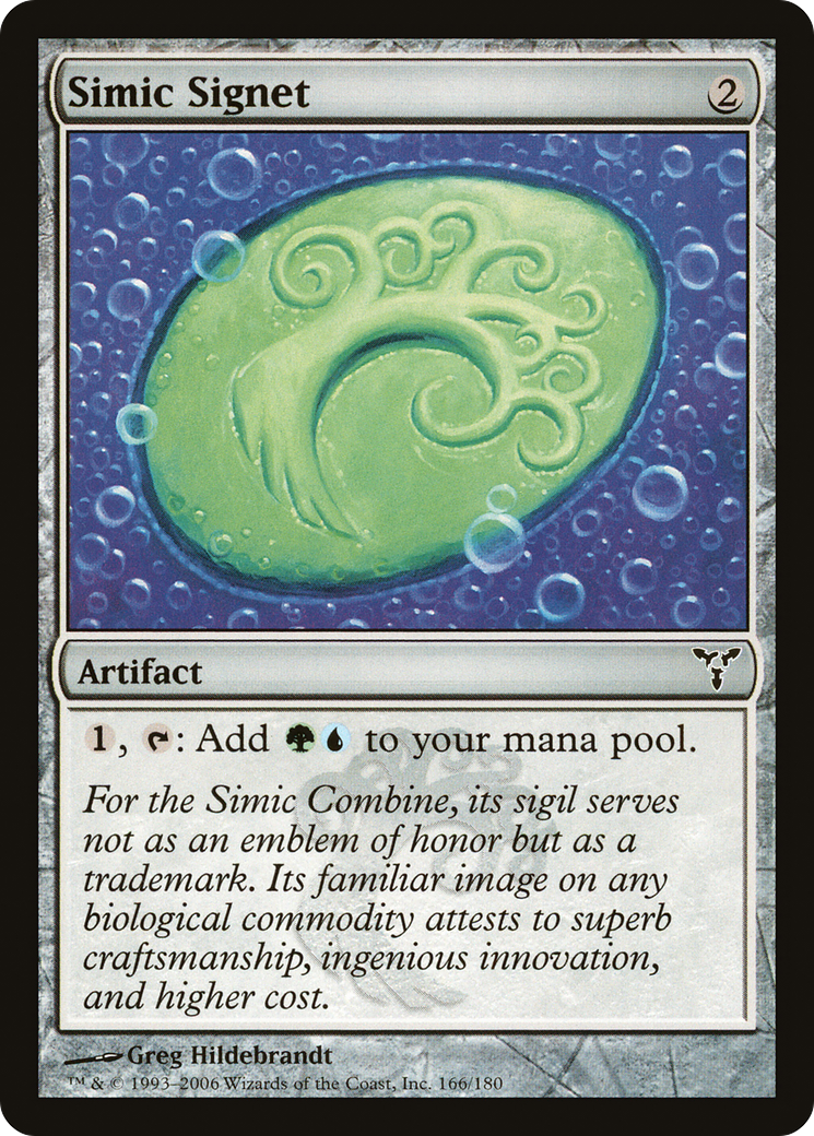 Simic Signet (DIS-166) - Dissension Foil
