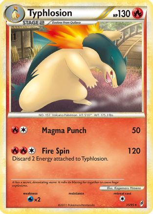 Typhlosion  Call of Legends - Rare