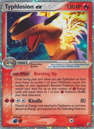 Typhlosion ex  - Holofoil Unseen Forces - Ultra Rare