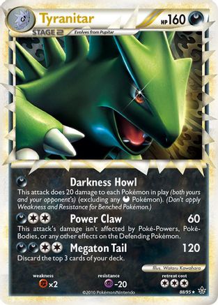Tyranitar (Prime)  - Holofoil Unleashed - Ultra Rare