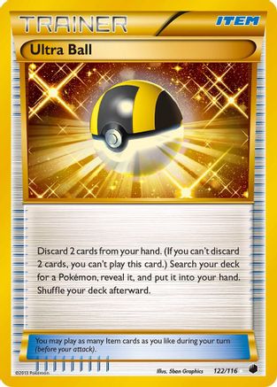 Ultra Ball  - Holofoil Plasma Freeze - Secret Rare