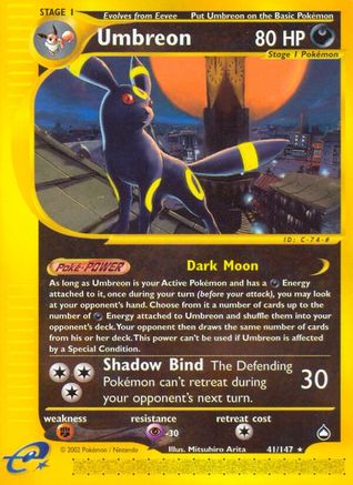 Umbreon  Aquapolis - Rare