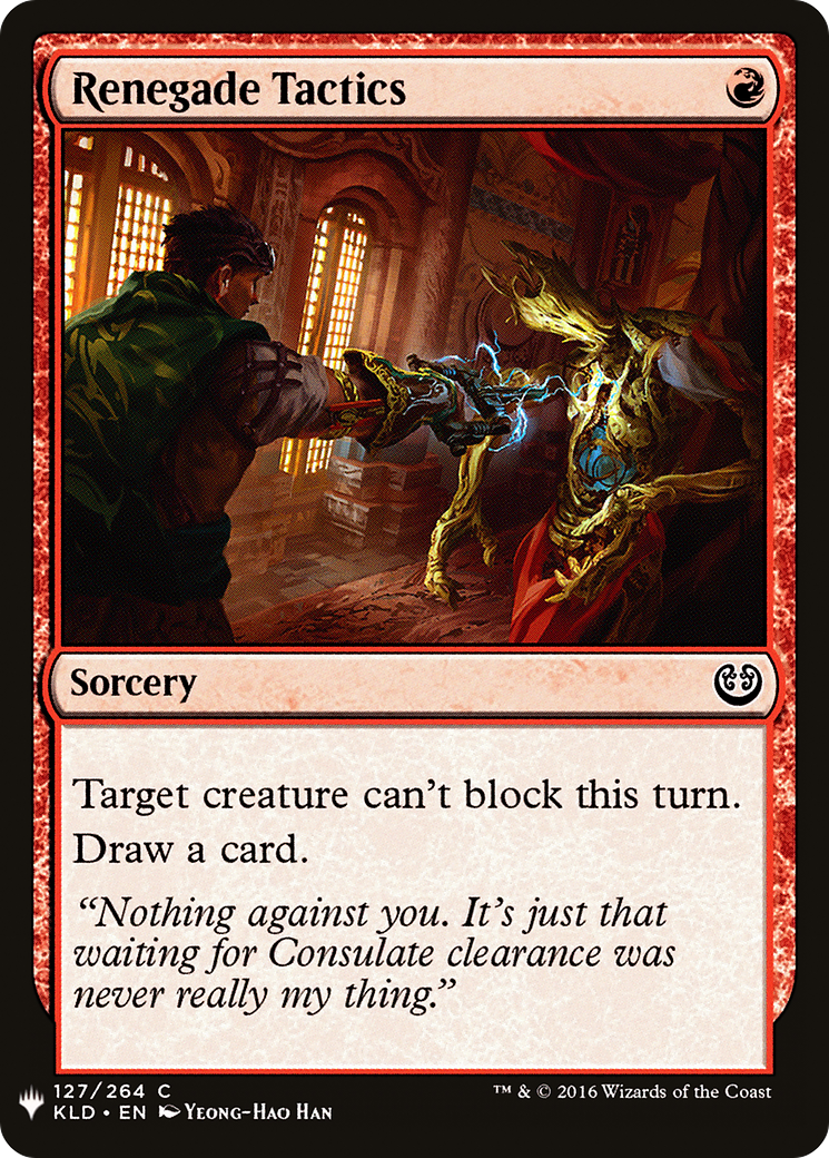 Renegade Tactics (LIST-127) - The List