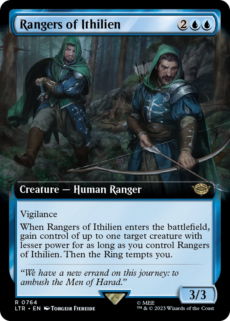 Rangers of Ithilien (Extended Art) (Surge Foil) (LTR-764) - The Lord of the Rings: Tales of Middle-earth: (Extended Art) Foil