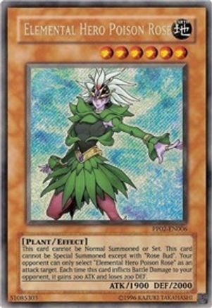 Elemental Hero Poison Rose (PP02-EN006) - Premium Pack 2 Unlimited