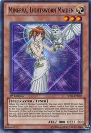 Minerva, Lightsworn Maiden (SDLI-EN002) - Structure Deck: Realm of Light 1st Edition